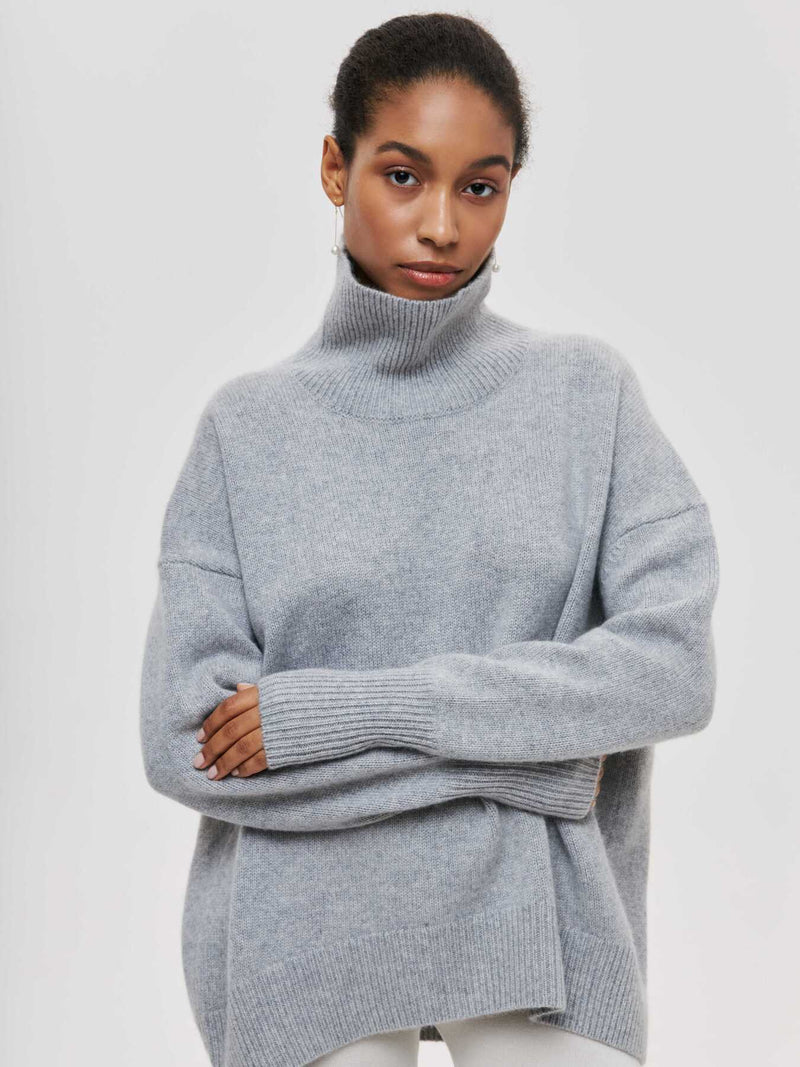 Loose Half Turtleneck Sweater