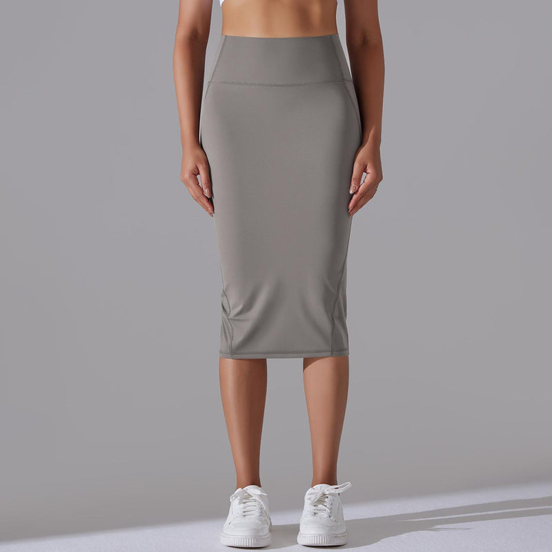 Slim Fit Hip Skirt Casual Midi Skirt