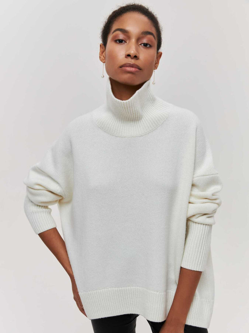 Loose Half Turtleneck Sweater