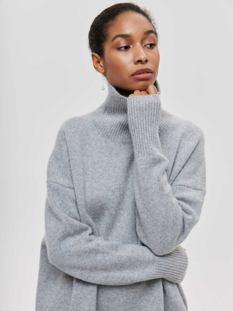 Loose Half Turtleneck Sweater