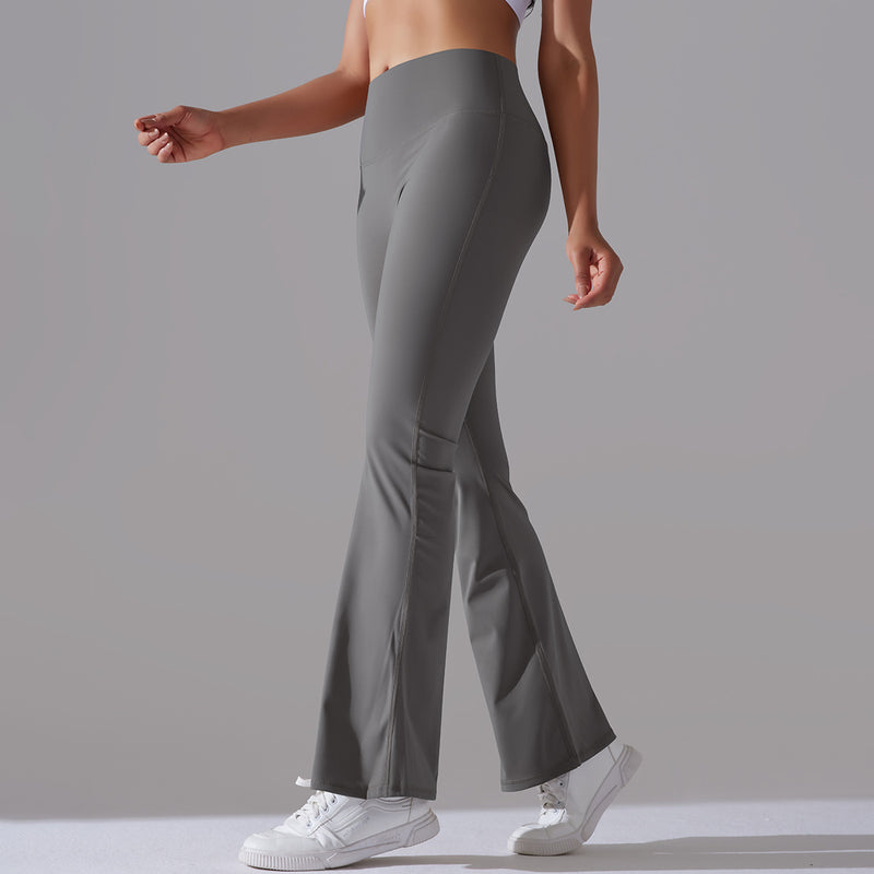 Slim Fit Hip High Waist Wide Leg Trouser