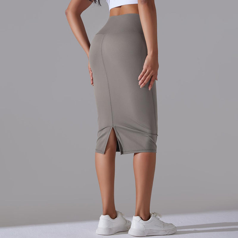 Slim Fit Hip Skirt Casual Midi Skirt